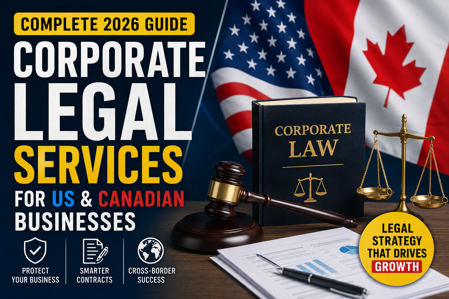 Corporate Legal Services for US and Canadian Businesses Complete 2026 Guide