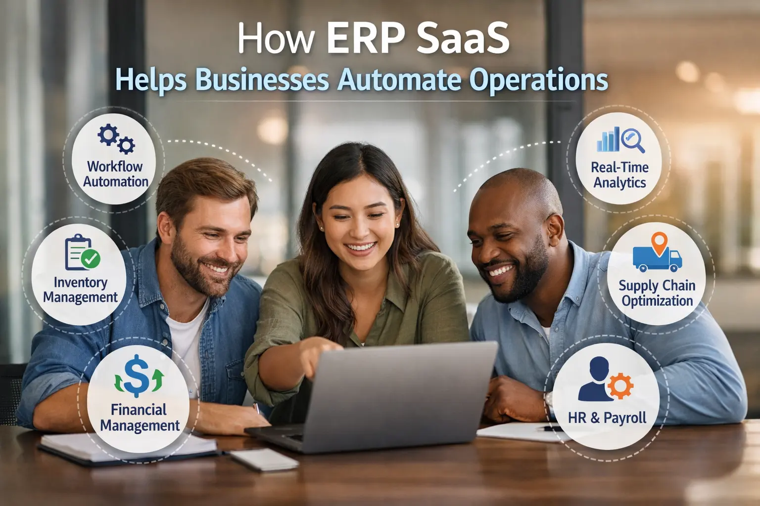 How ERP SaaS Helps Businesses Automate Operations