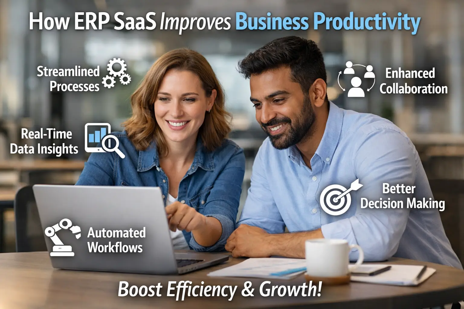 How ERP SaaS Improves Business Productivity