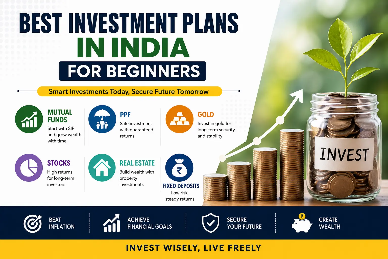 Best Investment Plans for Beginners in India
