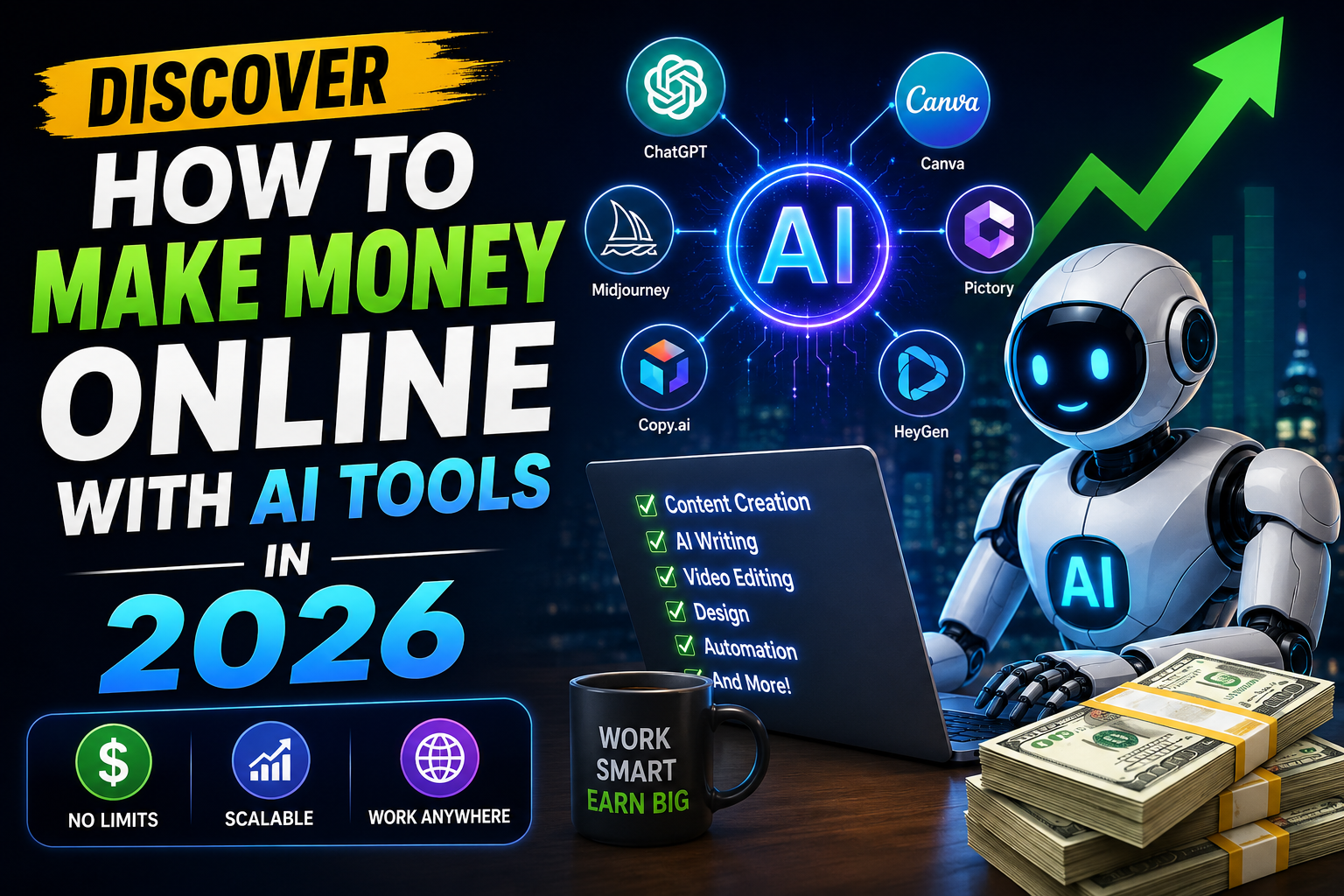 How to Make Money Online with AI Tools in 2026